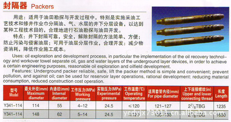 【封隔器、石油設(shè)備、井下分層設(shè)備】價格,廠家,圖片,其他石油鉆采機械,鹽城德宇機械制造有限公司