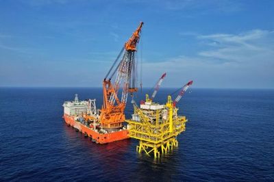 亞洲第一深水導管架平臺“海基一號”建設完工