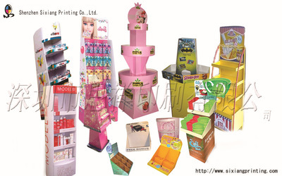 【免費(fèi)設(shè)計 量身定制精品紙貨架化妝日用品紙展示架【思祥】】價格,廠家,圖片,展示架,深圳市思祥印刷-
